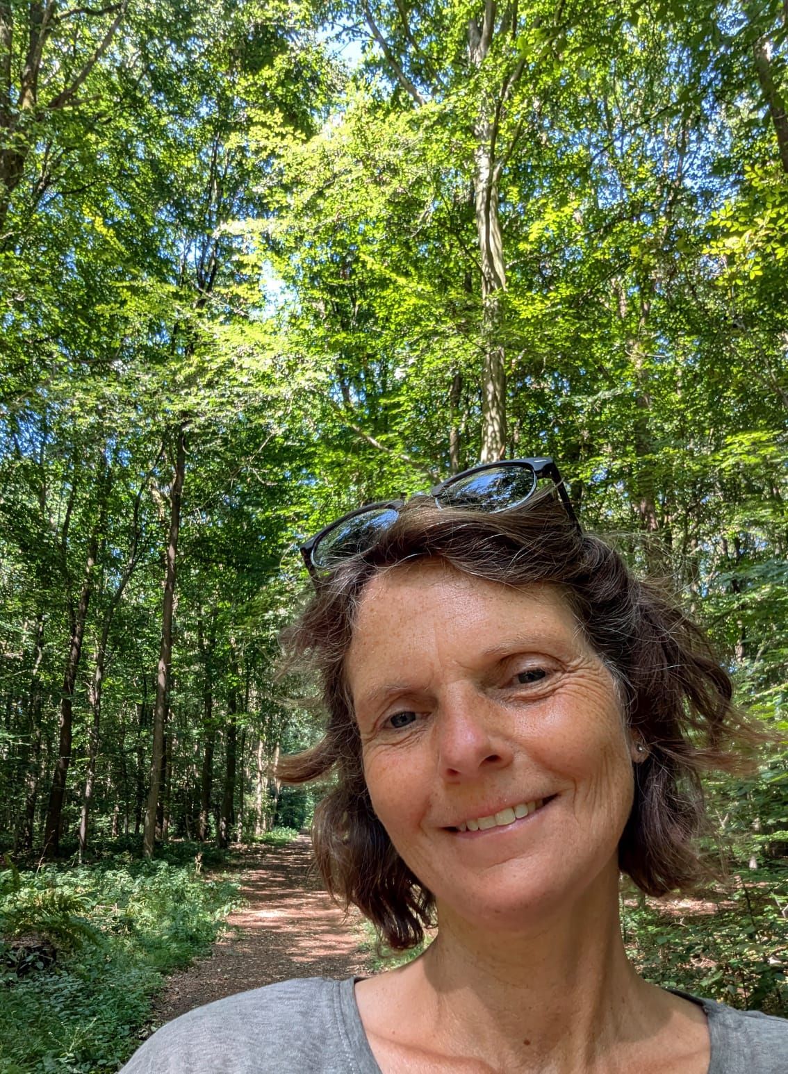 Tanja Volkenrath im Wald